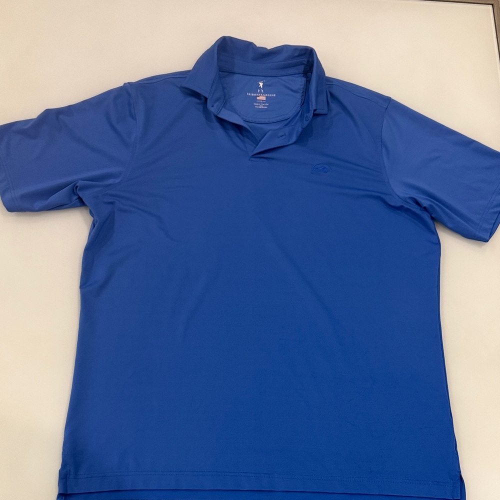 Fairway and Greene Men's Blue Polo Shirt